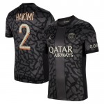 Günstige Fußballtrikots Paris Saint-Germain Hakimi 2 3rd trikot 2023-24 Kurzarm